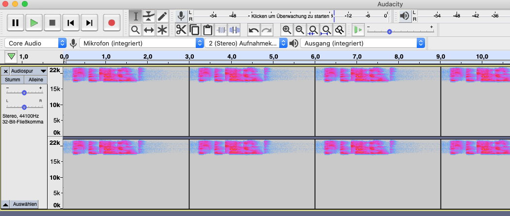 Silent Subliminals Audacity